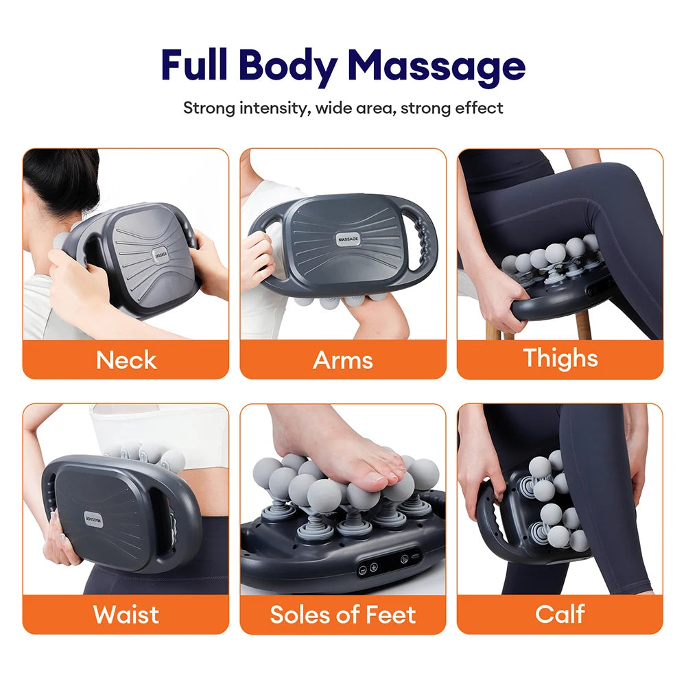 8/16 Heads Body Massage Gun High-Frequency Vibration Fascia Gun Back Waist Massager Neck Shoulder Massager Muscle masajeador